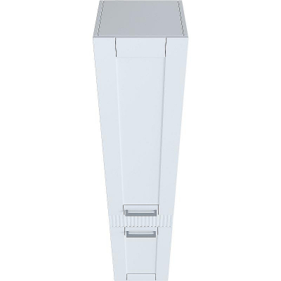 Шкаф пенал SanVit Турин 32 pturin подвесной Белый глянцевый