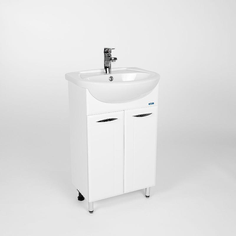 Тумба под раковину VIANT Прага 55 VPRA55ER-T2ST Белая, купить, цена, заказать, магазин, доставка, скидка, промокод, купить, цена, заказать, магазин, доставка, скидка, промокод