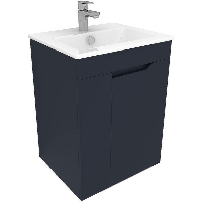 Тумба под раковину Aquanet Практика 50 330452 подвесная Маренго