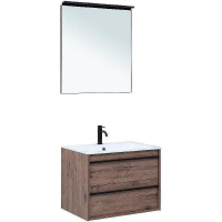 Комплект мебели для ванной Aquanet Lino 70 271954 подвесной Дуб веллингтон, купить, цена, заказать, магазин, доставка, скидка, промокод, купить, цена, заказать, магазин, доставка, скидка, промокод