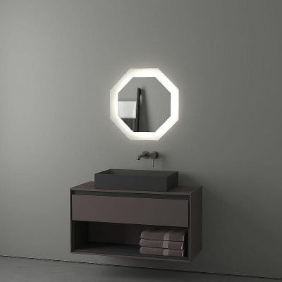 Зеркало Evoform Ledshine 60x60 BY 2503 с подсветкой 19 W - без выключателя - нейтральный белый свет