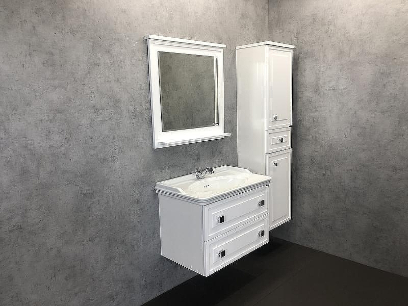 Зеркало Comforty Феррара 80 00004151059 Белое, купить, цена, заказать, магазин, доставка, скидка, промокод, купить, цена, заказать, магазин, доставка, скидка, промокод