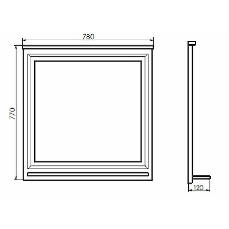 Зеркало Comforty Феррара 80 00004151059 Белое, купить, цена, заказать, магазин, доставка, скидка, промокод, купить, цена, заказать, магазин, доставка, скидка, промокод