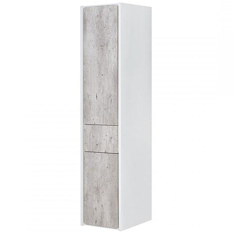 Шкаф пенал Roca Ronda 32 ZRU9303005 L подвесной Бетон Белый матовый, купить, цена, заказать, магазин, доставка, скидка, промокод, купить, цена, заказать, магазин, доставка, скидка, промокод