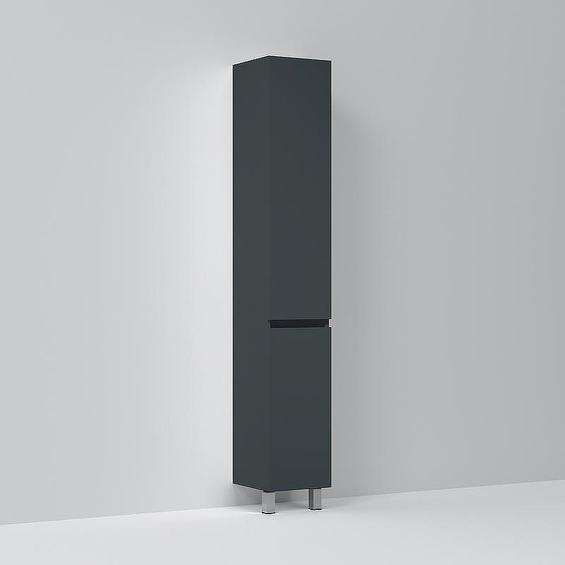 Шкаф пенал AM.PM Gem S 30 M91CSR0306GM Графит матовый, купить, цена, заказать, магазин, доставка, скидка, промокод, купить, цена, заказать, магазин, доставка, скидка, промокод