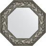 Зеркало Evoform Octagon 59х59 BY 3832 в багетной раме - Византия серебро 99, купить, цена, заказать, магазин, доставка, скидка, промокод, купить, цена, заказать, магазин, доставка, скидка, промокод