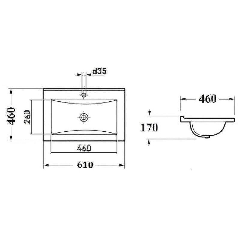 Тумба с раковиной Bond Cube 60 T01605-S05W подвесная Белая матовая, купить, цена, заказать, магазин, доставка, скидка, промокод, купить, цена, заказать, магазин, доставка, скидка, промокод