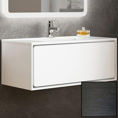 Тумба с раковиной SanVit Бруно-1 120 kbruno1120 с фактурой под дерево подвесная Венге