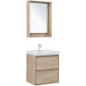 Тумба под раковину Aquanet Милан 60 336382 подвесная Дуб светлый, купить, цена, заказать, магазин, доставка, скидка, промокод, купить, цена, заказать, магазин, доставка, скидка, промокод