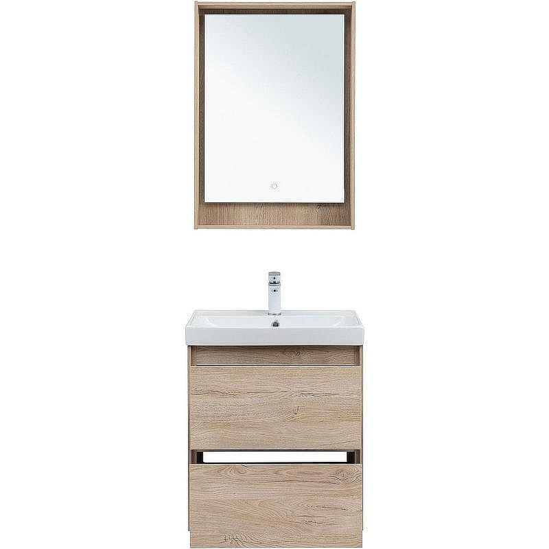 Тумба под раковину Aquanet Милан 60 336382 подвесная Дуб светлый, купить, цена, заказать, магазин, доставка, скидка, промокод, купить, цена, заказать, магазин, доставка, скидка, промокод