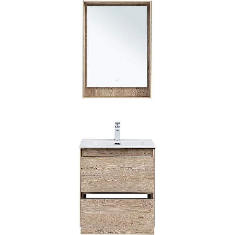 Тумба под раковину Aquanet Милан 60 336382 подвесная Дуб светлый, купить, цена, заказать, магазин, доставка, скидка, промокод, купить, цена, заказать, магазин, доставка, скидка, промокод