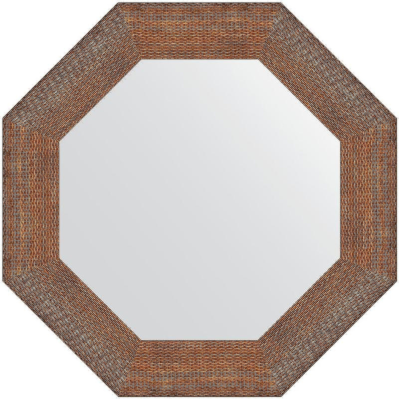 Зеркало Evoform Octagon 61x61 BY 7406 в багетной раме - Медная кольчуга 88, купить, цена, заказать, магазин, доставка, скидка, промокод, купить, цена, заказать, магазин, доставка, скидка, промокод