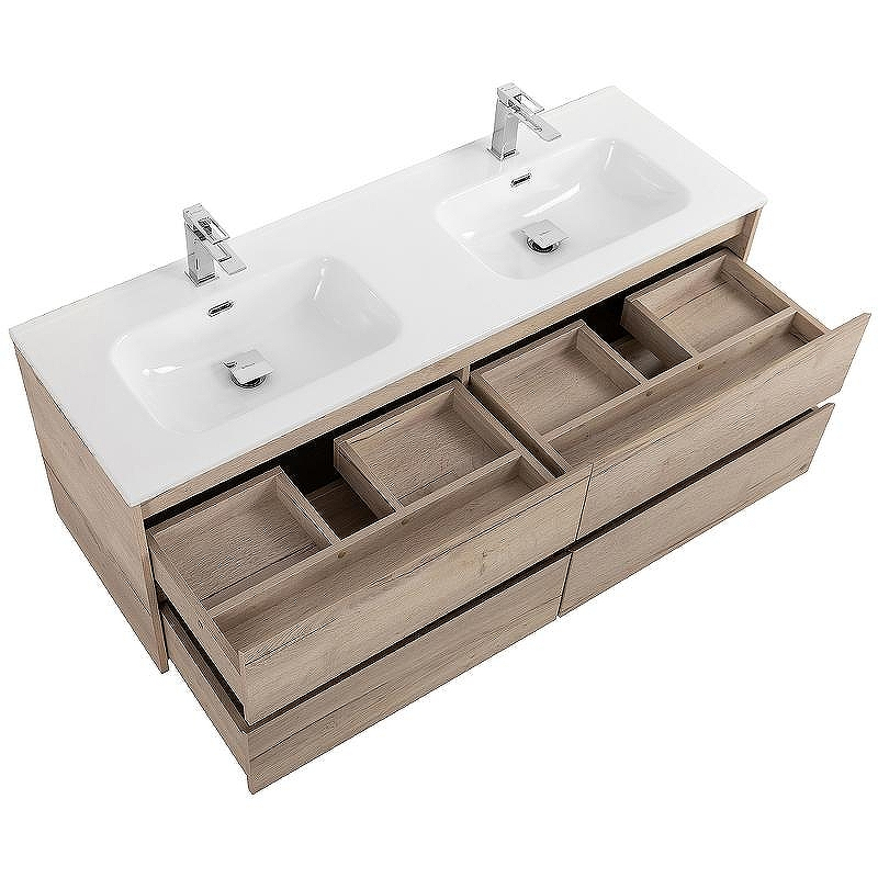 Тумба под раковину BelBagno Kraft 140 KRAFT-1400-4C-SO-2-RGB подвесная Rovere Galifax Bianco, купить, цена, заказать, магазин, доставка, скидка, промокод, купить, цена, заказать, магазин, доставка, скидка, промокод