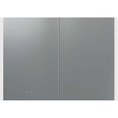 Зеркальный шкаф Aquatek 100 AQ7109-MLC с подсветкой Хром