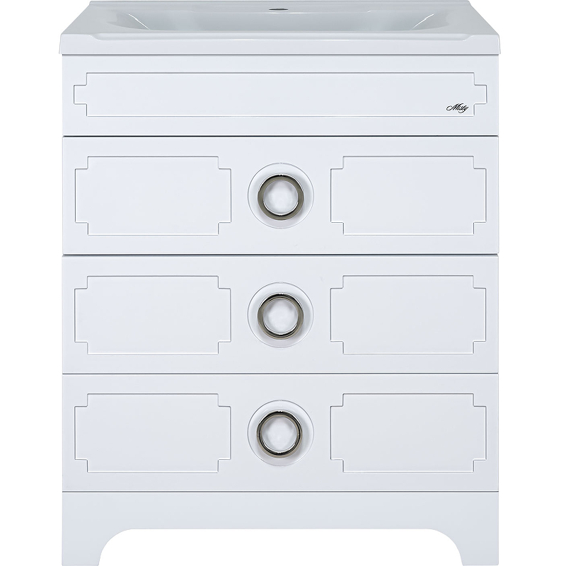 Тумба с раковиной Misty Лейла 100 УТ000011636 Белая, купить, цена, заказать, магазин, доставка, скидка, промокод, купить, цена, заказать, магазин, доставка, скидка, промокод