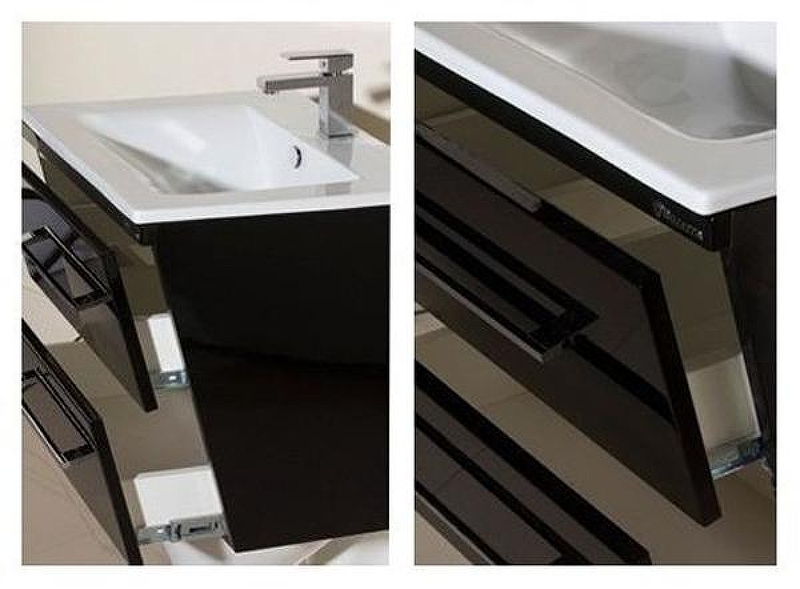 Тумба под раковину Bellezza Берта 90 4635215510042 подвесная Черная, купить, цена, заказать, магазин, доставка, скидка, промокод, купить, цена, заказать, магазин, доставка, скидка, промокод