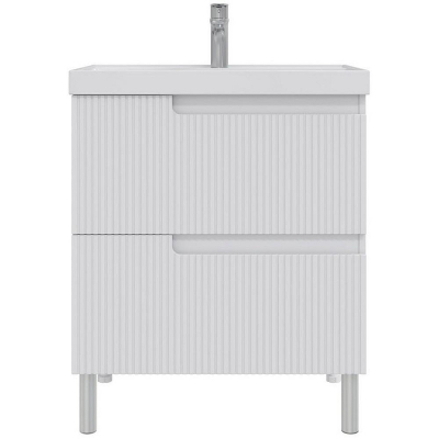 Тумба под раковину СанТа Альтаир 70 700498 Белый глянец