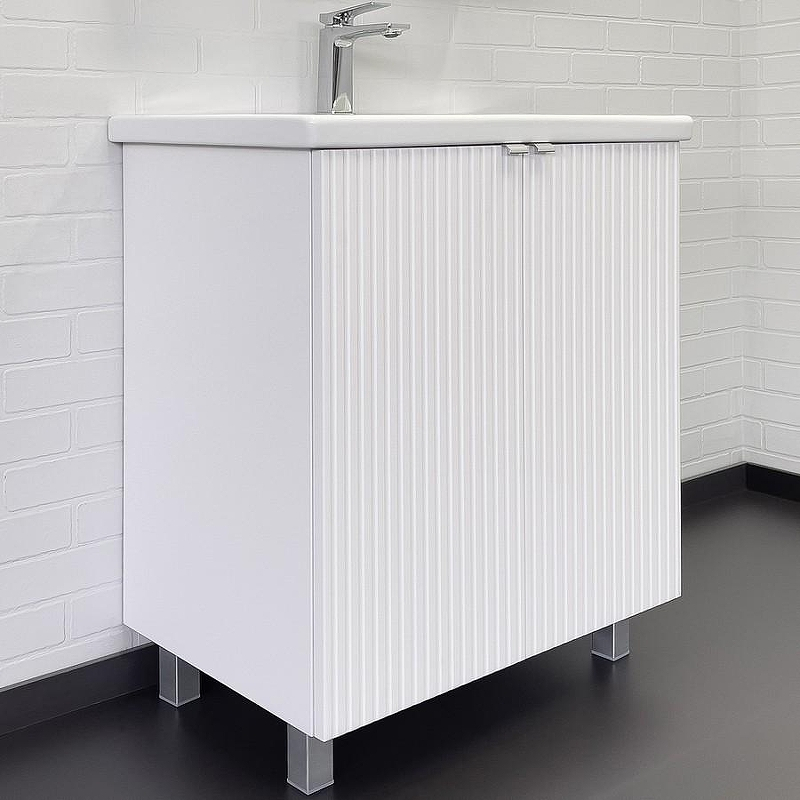 Тумба с раковиной Comforty Лима 70 00-00004892 Белая матовая, купить, цена, заказать, магазин, доставка, скидка, промокод, купить, цена, заказать, магазин, доставка, скидка, промокод