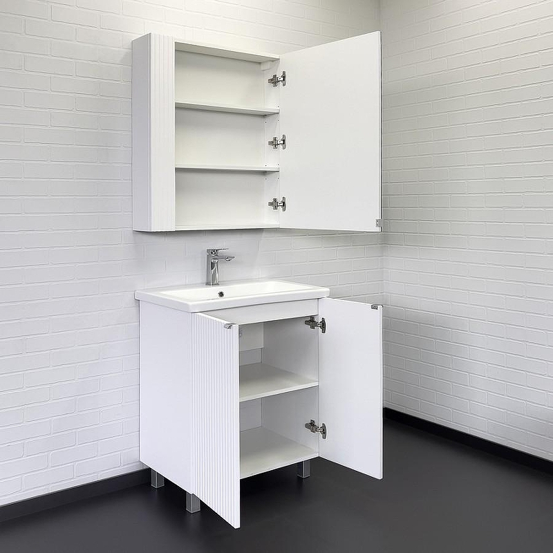 Тумба с раковиной Comforty Лима 70 00-00004892 Белая матовая, купить, цена, заказать, магазин, доставка, скидка, промокод, купить, цена, заказать, магазин, доставка, скидка, промокод