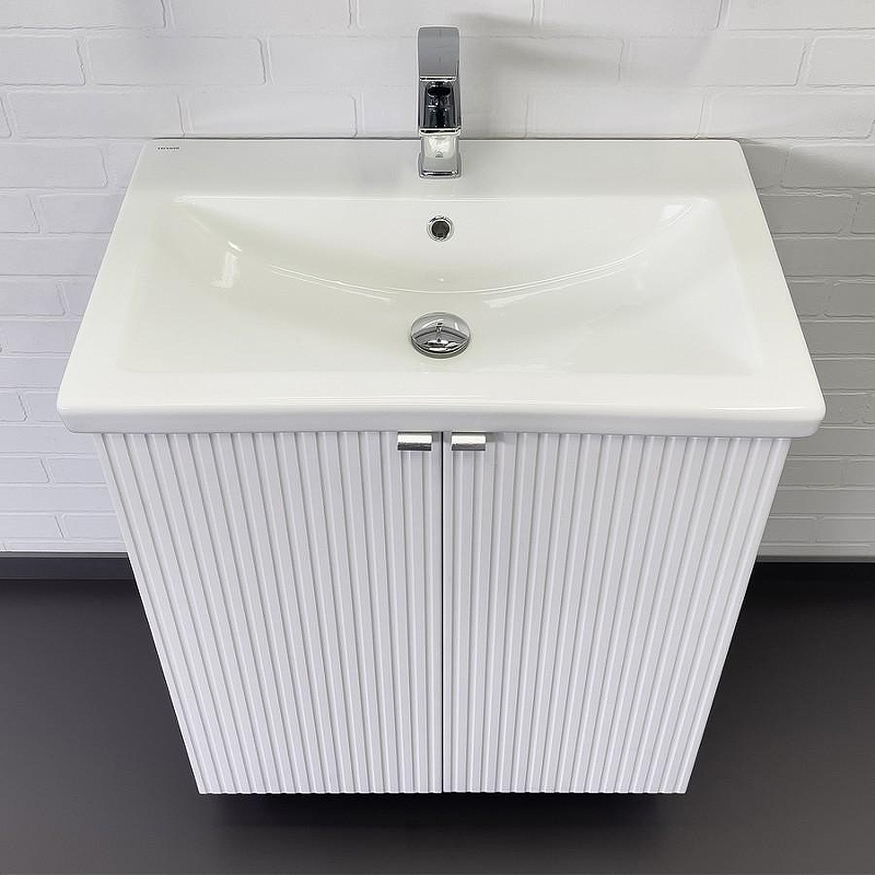 Тумба с раковиной Comforty Лима 70 00-00004892 Белая матовая, купить, цена, заказать, магазин, доставка, скидка, промокод, купить, цена, заказать, магазин, доставка, скидка, промокод