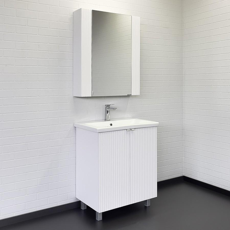 Тумба с раковиной Comforty Лима 70 00-00004892 Белая матовая, купить, цена, заказать, магазин, доставка, скидка, промокод, купить, цена, заказать, магазин, доставка, скидка, промокод