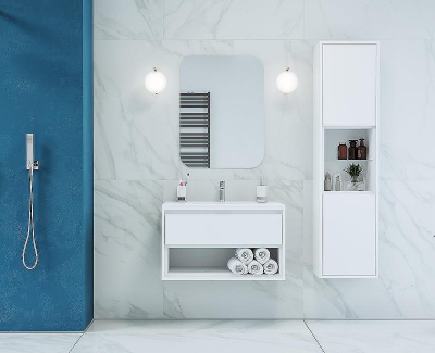 Шкаф пенал Excellent Tuto 40 MLEX.0201.400.WHWH подвесной Белый