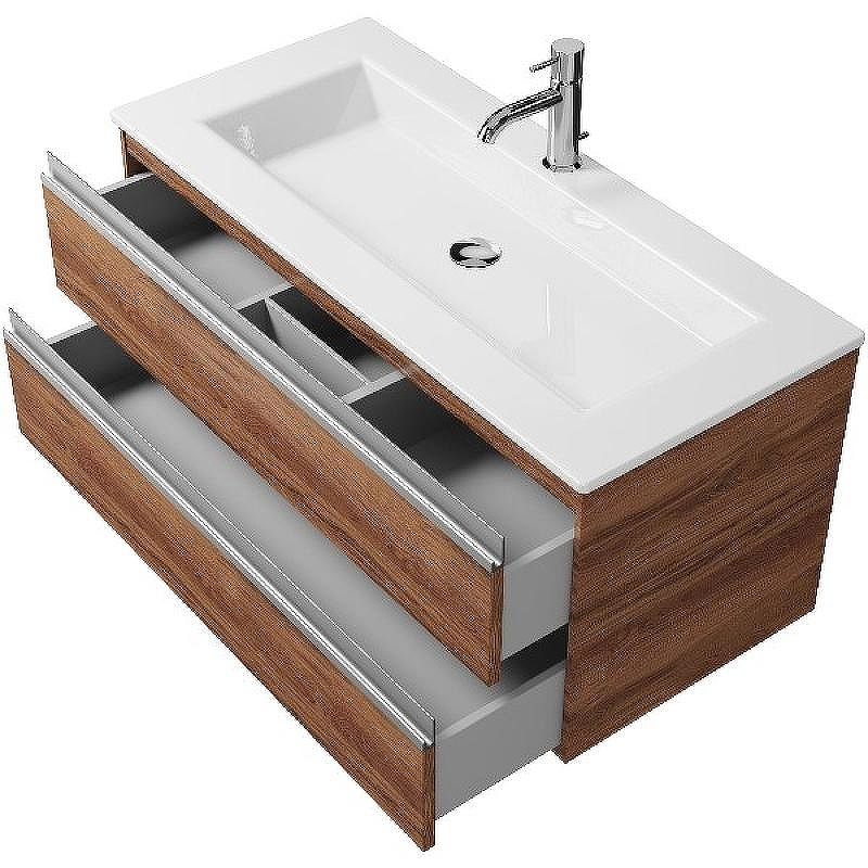 Тумба под раковину Creto Alba 100 11-1105CH подвесная Charleston, купить, цена, заказать, магазин, доставка, скидка, промокод, купить, цена, заказать, магазин, доставка, скидка, промокод