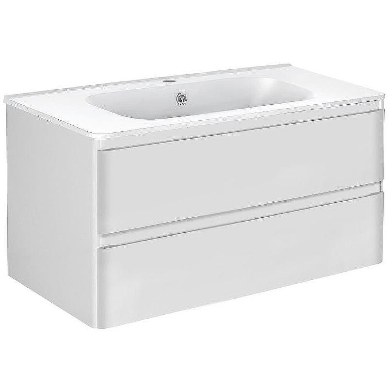 Тумба под раковину Vincea Vico 100 VMC-2V100GW подвесная G.White, купить, цена, заказать, магазин, доставка, скидка, промокод, купить, цена, заказать, магазин, доставка, скидка, промокод