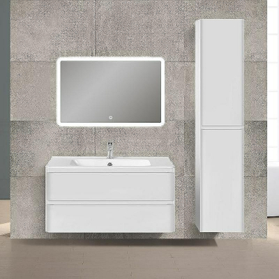 Тумба под раковину Vincea Vico 100 VMC-2V100GW подвесная G.White