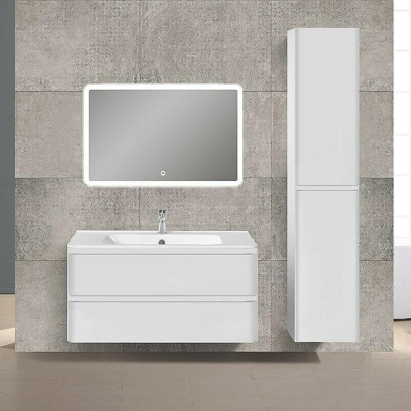 Тумба под раковину Vincea Vico 100 VMC-2V100GW подвесная G.White, купить, цена, заказать, магазин, доставка, скидка, промокод, купить, цена, заказать, магазин, доставка, скидка, промокод