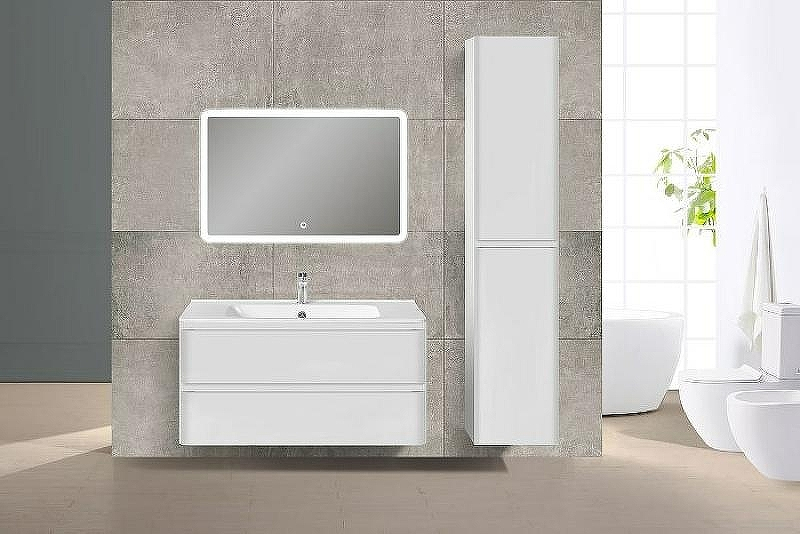 Тумба под раковину Vincea Vico 100 VMC-2V100GW подвесная G.White, купить, цена, заказать, магазин, доставка, скидка, промокод, купить, цена, заказать, магазин, доставка, скидка, промокод