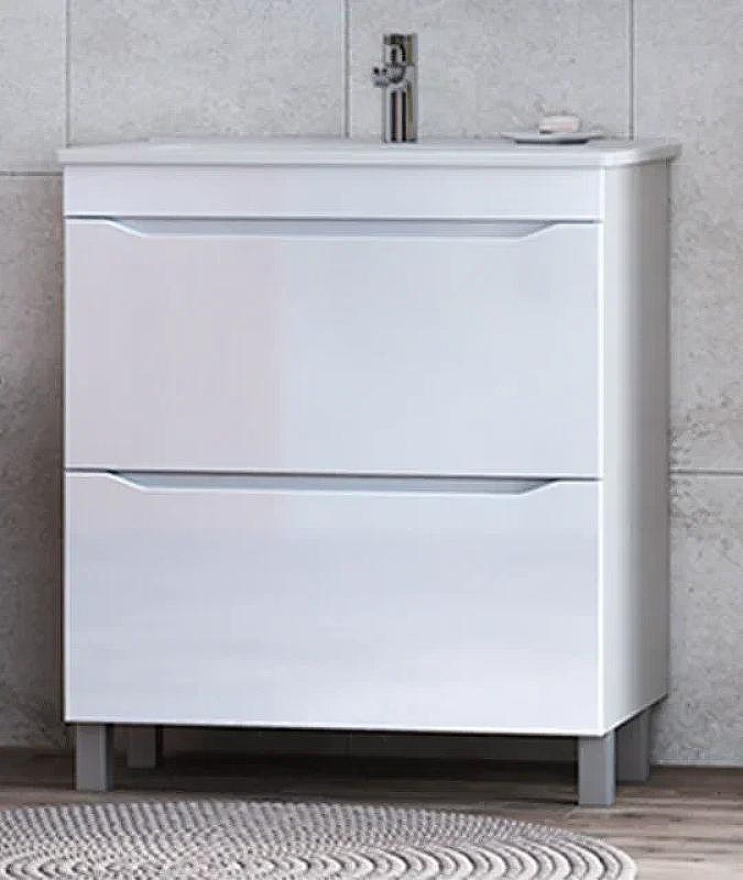 Тумба под раковину Vigo Grani 75 tn.GRI.OSK.75.2Y Белый, купить, цена, заказать, магазин, доставка, скидка, промокод, купить, цена, заказать, магазин, доставка, скидка, промокод