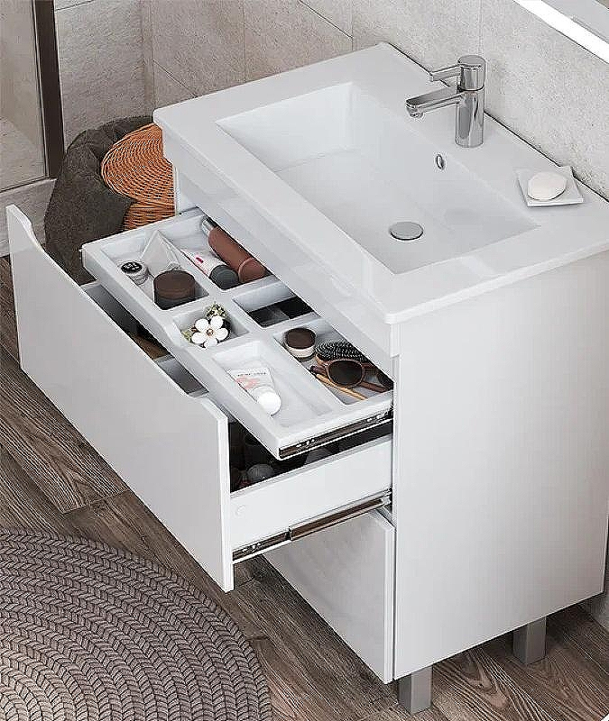 Тумба под раковину Vigo Grani 75 tn.GRI.OSK.75.2Y Белый, купить, цена, заказать, магазин, доставка, скидка, промокод, купить, цена, заказать, магазин, доставка, скидка, промокод