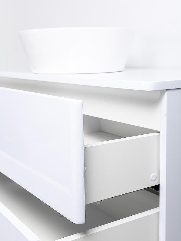 Тумба с раковиной Orange Otto 100 Ot-100TuMDF+B08-360W подвесная Белый глянец, купить, цена, заказать, магазин, доставка, скидка, промокод, купить, цена, заказать, магазин, доставка, скидка, промокод