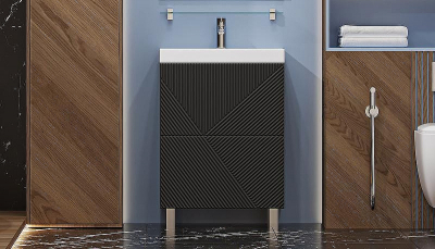 Тумба под раковину Velvex Edge 60 tn.EDG.9696.60.2Y Графит