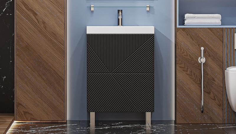 Тумба под раковину Velvex Edge 60 tn.EDG.9696.60.2Y Графит, купить, цена, заказать, магазин, доставка, скидка, промокод, купить, цена, заказать, магазин, доставка, скидка, промокод