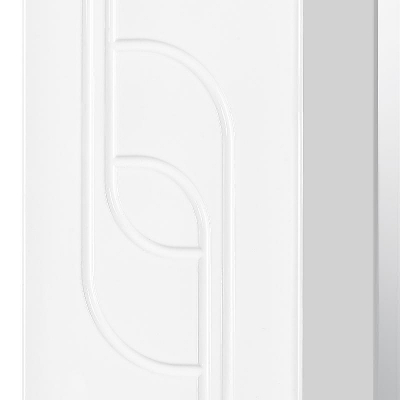 Зеркало со шкафом Aquaton Панда 50 1A007402PD01L с подсветкой Белое