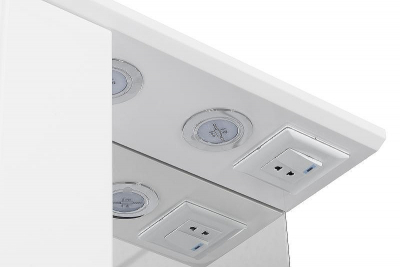 Зеркало со шкафом Aquaton Панда 50 1A007402PD01L с подсветкой Белое