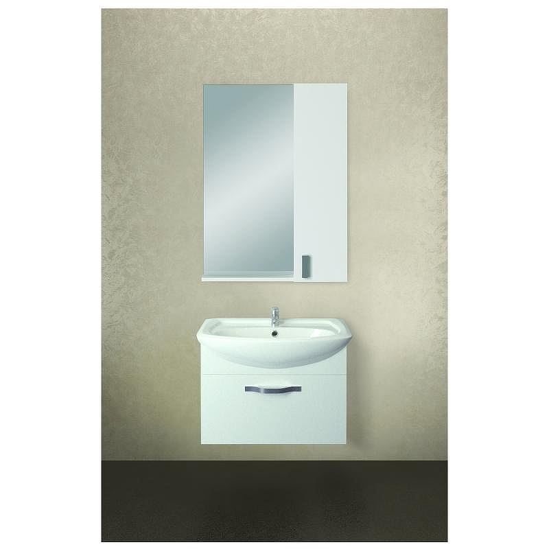 Тумба под раковину 1MarKa Вита 65П 1 ящик Белая глянцевая, купить, цена, заказать, магазин, доставка, скидка, промокод, купить, цена, заказать, магазин, доставка, скидка, промокод