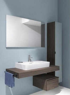 Шкаф пенал Laufen Val 30 4.1090.1.160.103.1 подвесной Темный вяз