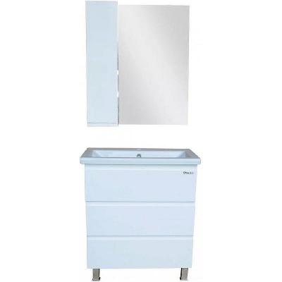 Зеркало со шкафом Bellezza Асти 70 L 4616311022011 Белое