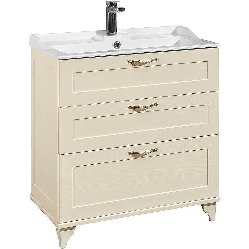 Тумба под раковину Aquaton Леон 80 Н 1A187801LBPR0 Дуб бежевый, купить, цена, заказать, магазин, доставка, скидка, промокод, купить, цена, заказать, магазин, доставка, скидка, промокод