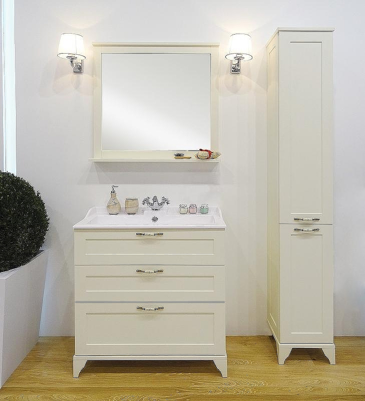 Тумба под раковину Aquaton Леон 80 Н 1A187801LBPR0 Дуб бежевый, купить, цена, заказать, магазин, доставка, скидка, промокод, купить, цена, заказать, магазин, доставка, скидка, промокод