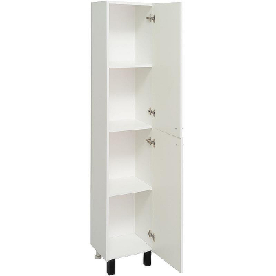 Шкаф пенал Runo Римини 35 R 00-00001253 Белый