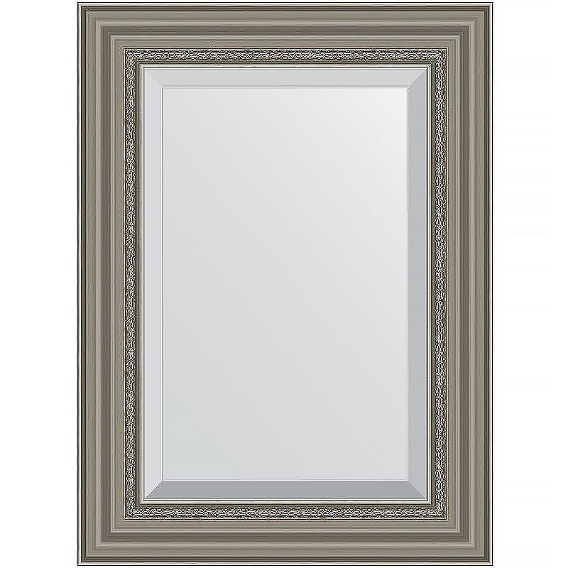 Зеркало Evoform Exclusive 76х56 BY 1227 с фацетом в багетной раме - Римское серебро 88, купить, цена, заказать, магазин, доставка, скидка, промокод, купить, цена, заказать, магазин, доставка, скидка, промокод