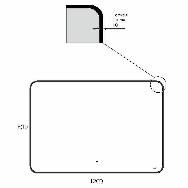 Зеркало Bond Loft 120x80 M35ZE-12080 с подсветкой Черное глянцевое с бесконтактным выключателем, купить, цена, заказать, магазин, доставка, скидка, промокод, купить, цена, заказать, магазин, доставка, скидка, промокод