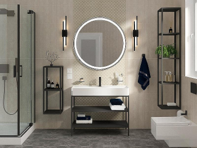 Консоль под раковину Cezares Cadro 120 CADRO-120/46/73-2C-PIA-MET-ST Черная матовая