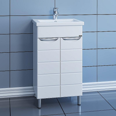 Тумба под раковину СанТа Родос 50 206011 Белая