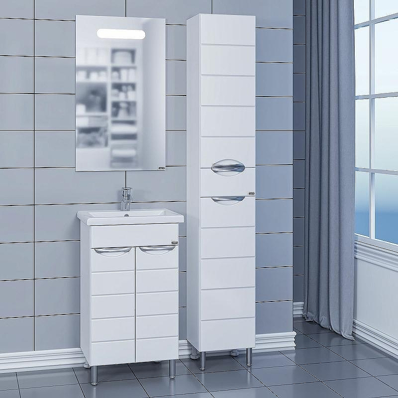 Тумба под раковину СанТа Родос 50 206011 Белая, купить, цена, заказать, магазин, доставка, скидка, промокод, купить, цена, заказать, магазин, доставка, скидка, промокод