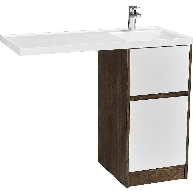 Тумба под раковину Aquaton Лондри 105 1A267001LHDY0 Дуб Кантри без фасада, купить, цена, заказать, магазин, доставка, скидка, промокод, купить, цена, заказать, магазин, доставка, скидка, промокод